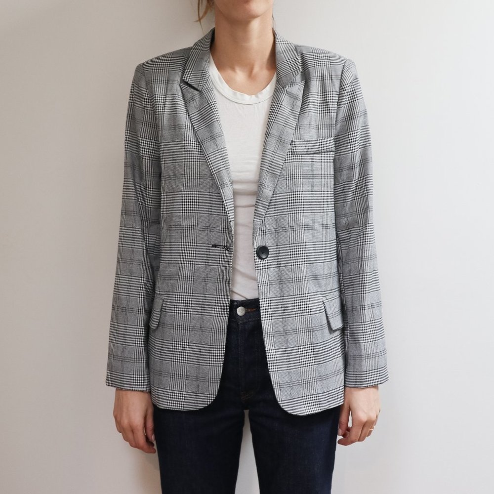 Azalea Plaid blazer